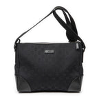 Shoulder Bag Joy Messenger Black Monogrammed Canvas