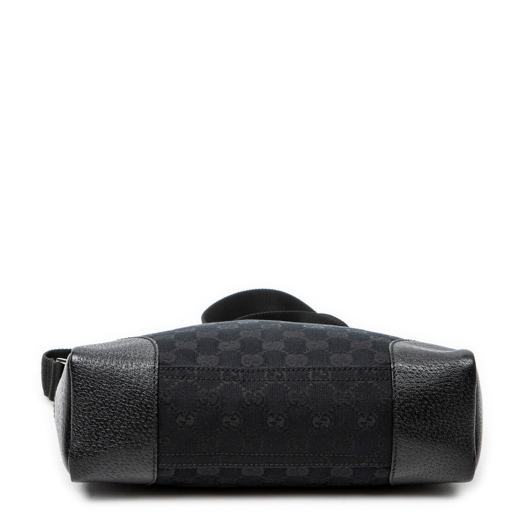 Bolso de Hombro Joy Messenger Lona Monogram con estampado "Joy" negra