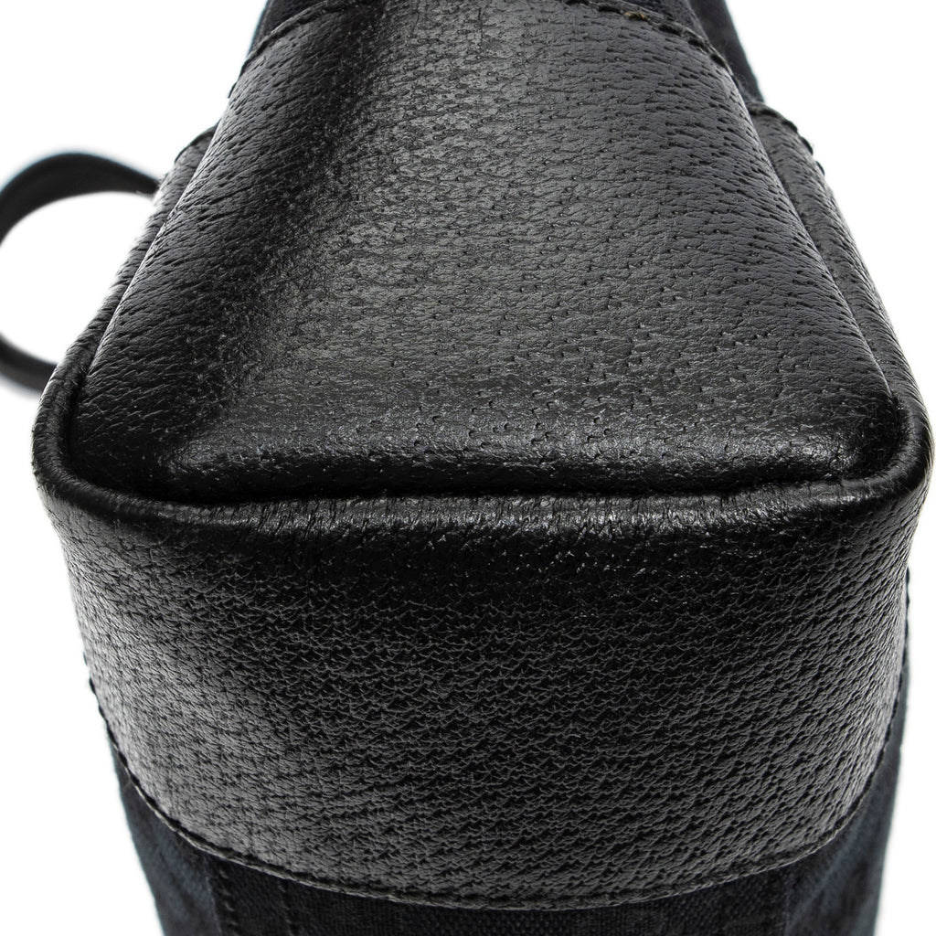 Shoulder Bag Joy Messenger Black Monogrammed Canvas