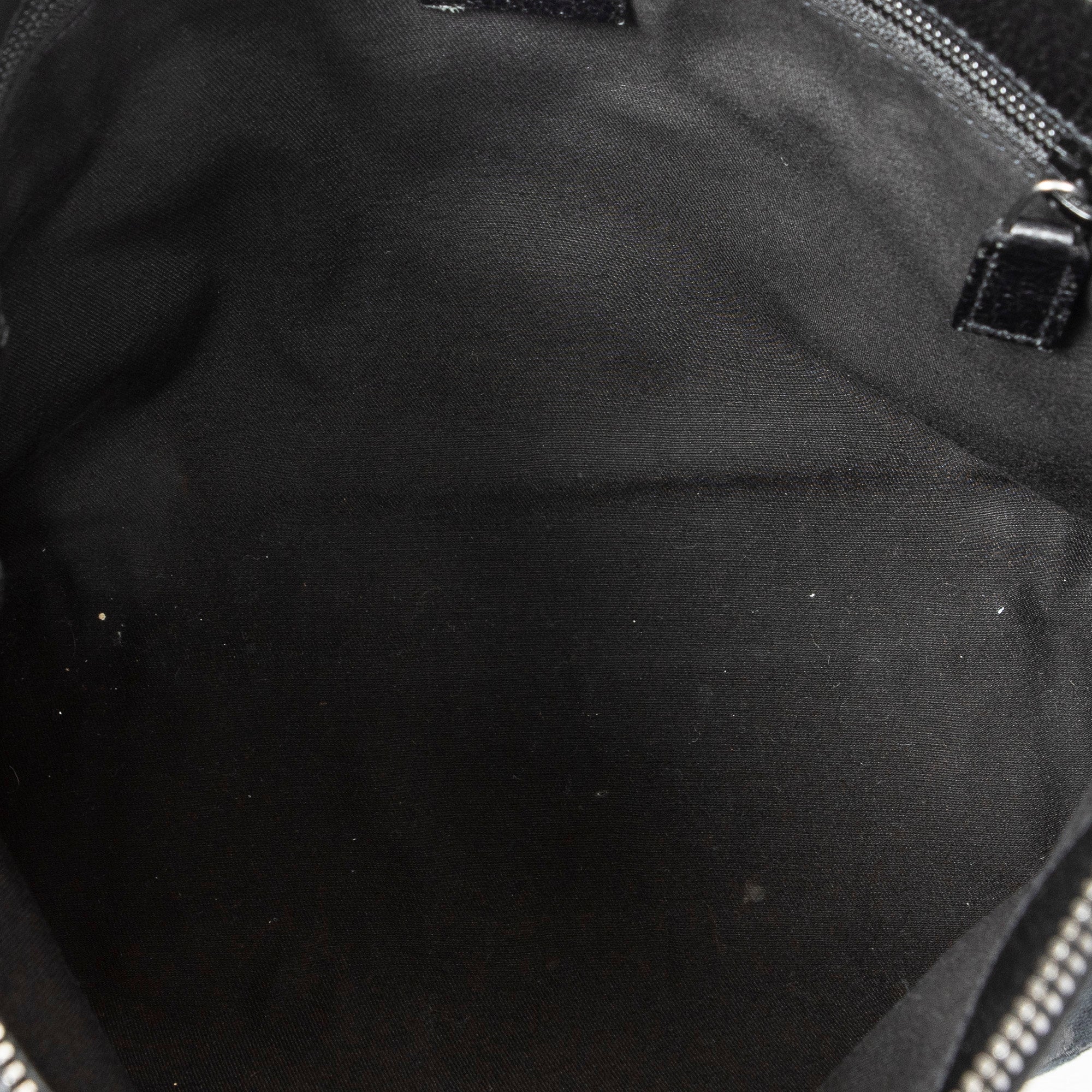 Shoulder Bag Joy Messenger Black Monogrammed Canvas