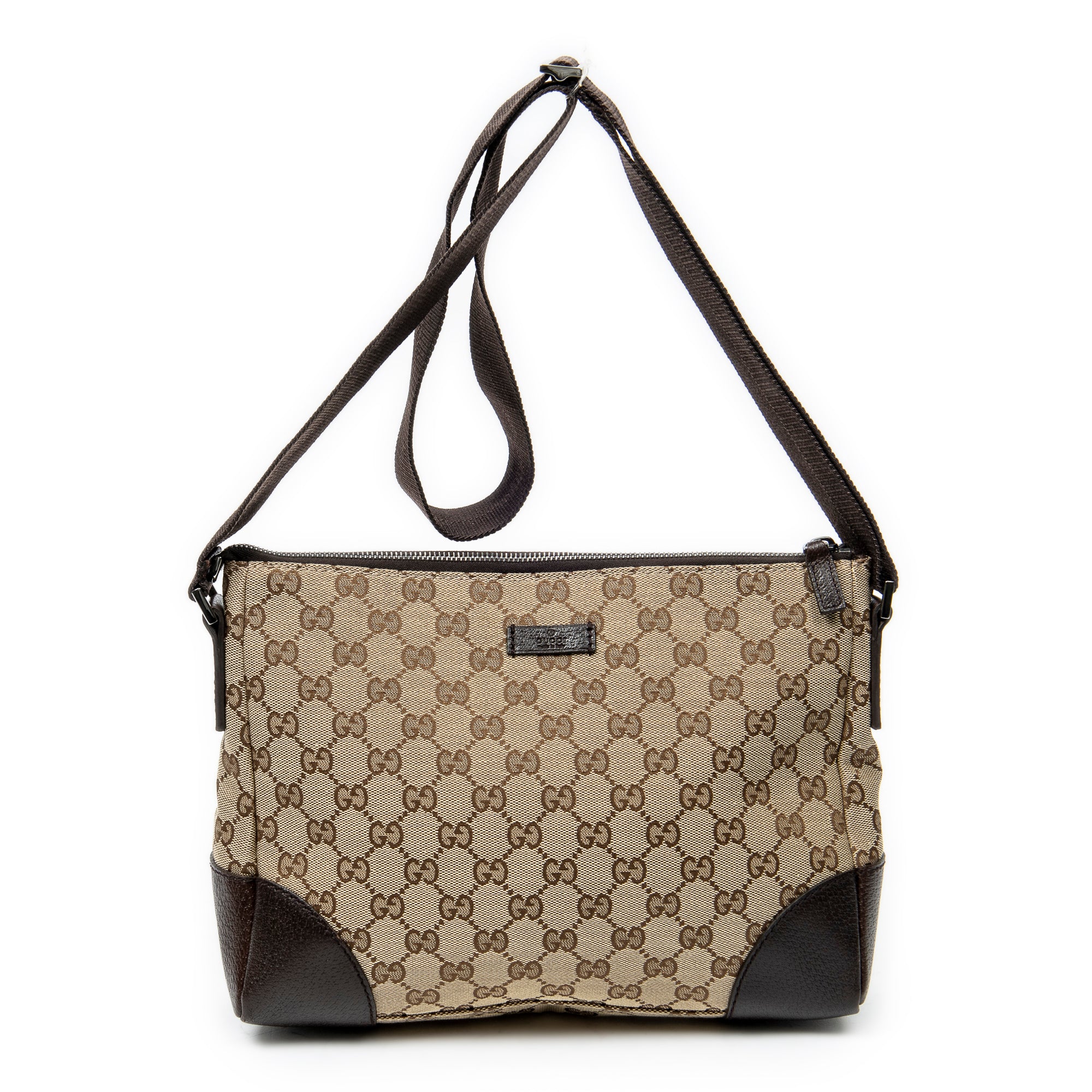 Shoulder Bag Joy Messenger Brown Monogrammed Canvas