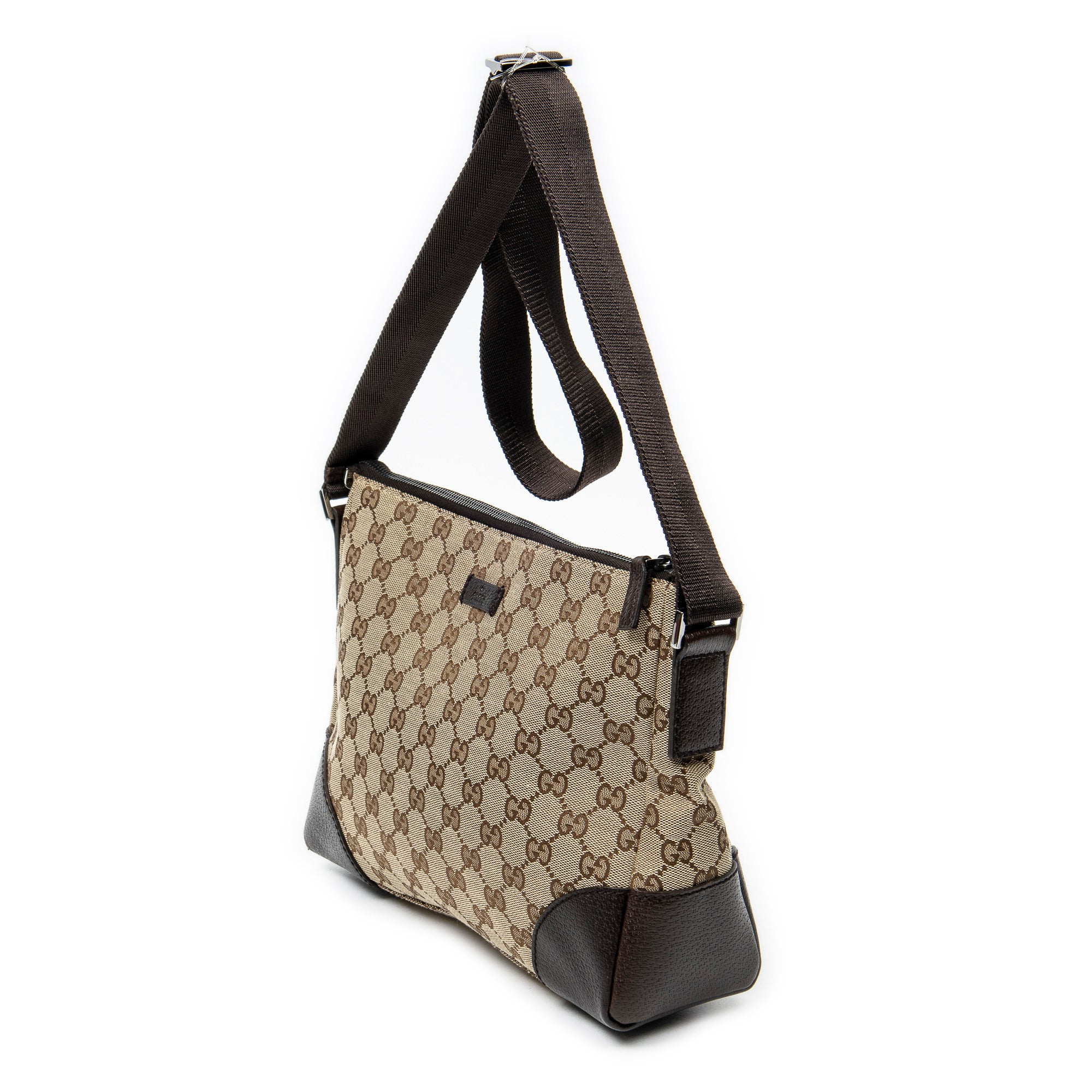 Shoulder Bag Joy Messenger Brown Monogrammed Canvas