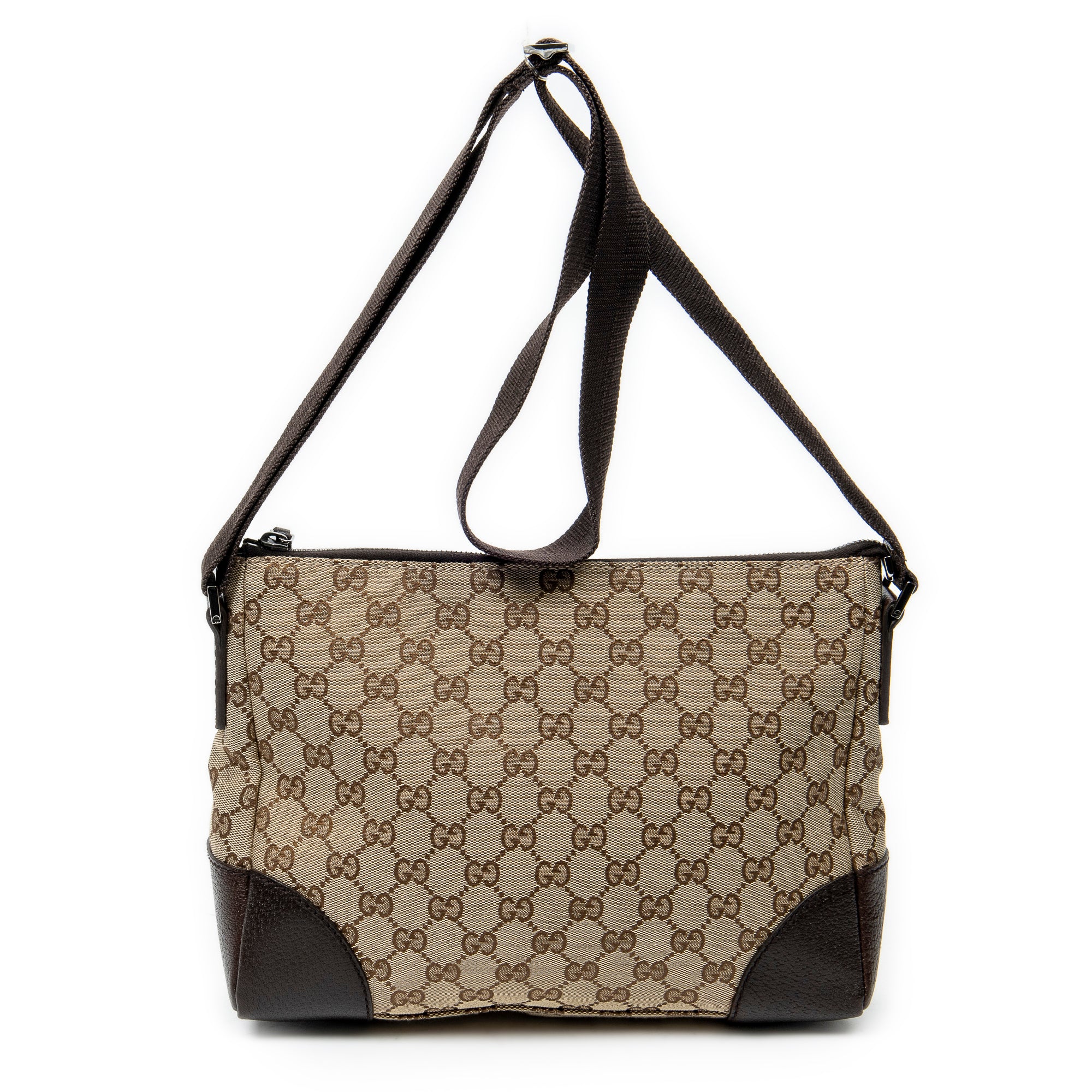 Bolso de hombro Joy Messenger de lona Monogram marrón