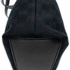 Shoulder Bag Charmy Bucket Tote Black Monogrammed Canvas