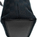 Shoulder Bag Charmy Bucket Tote Black Monogrammed Canvas