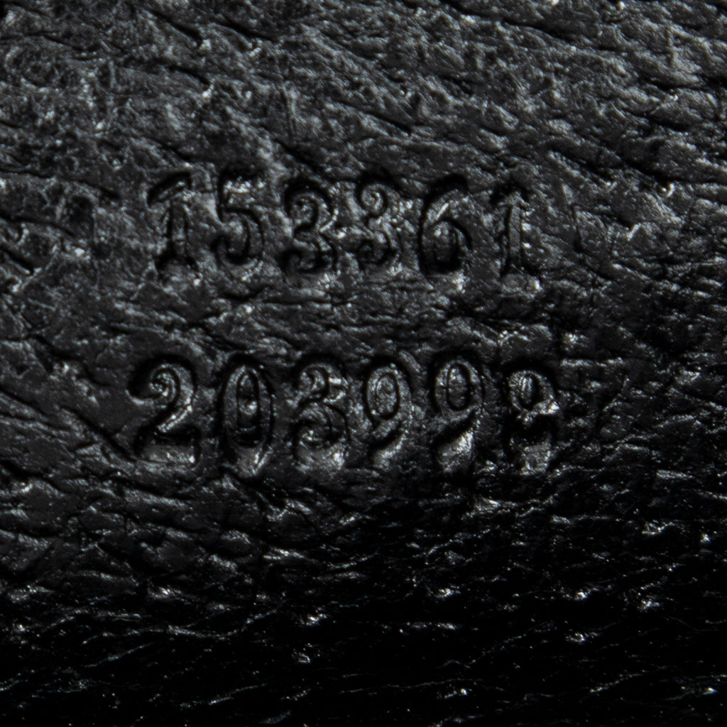 Shoulder Bag Charmy Bucket Tote Black Monogrammed Canvas