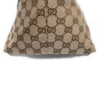 Shoulder Bag Small Web Trapeze Tote Brown Monogrammed Canvas