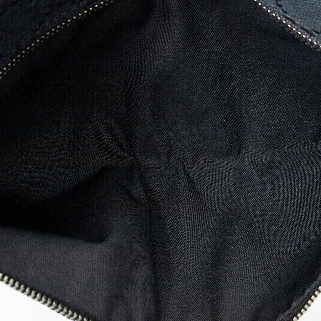 Waist Bag Waist Pouch Black Monogrammed Canvas