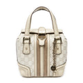Shoulder Bag Web Treasure Boston Ivory Guccissima Leather