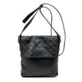 Shoulder Bag Small Flap Messenger Black Guccissima Leather