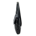 Shoulder Bag Small Flap Messenger Black Guccissima Leather