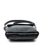 Shoulder Bag Small Flap Messenger Black Guccissima Leather