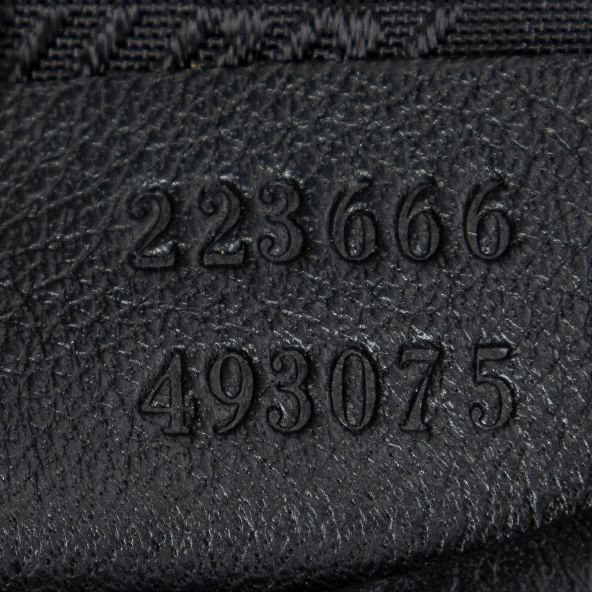 Shoulder Bag Small Flap Messenger Black Guccissima Leather