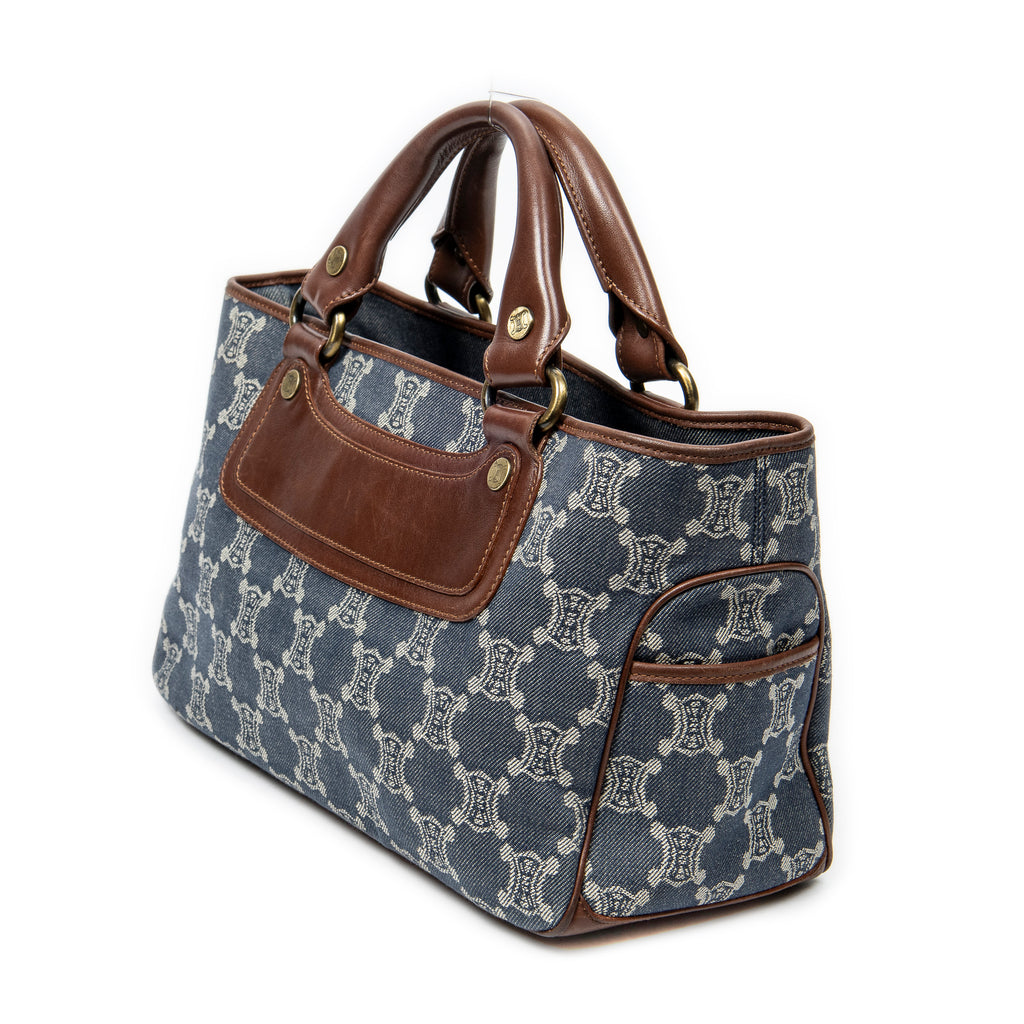 Handbag Boogie Bag Blue Denim Macadam Canvas