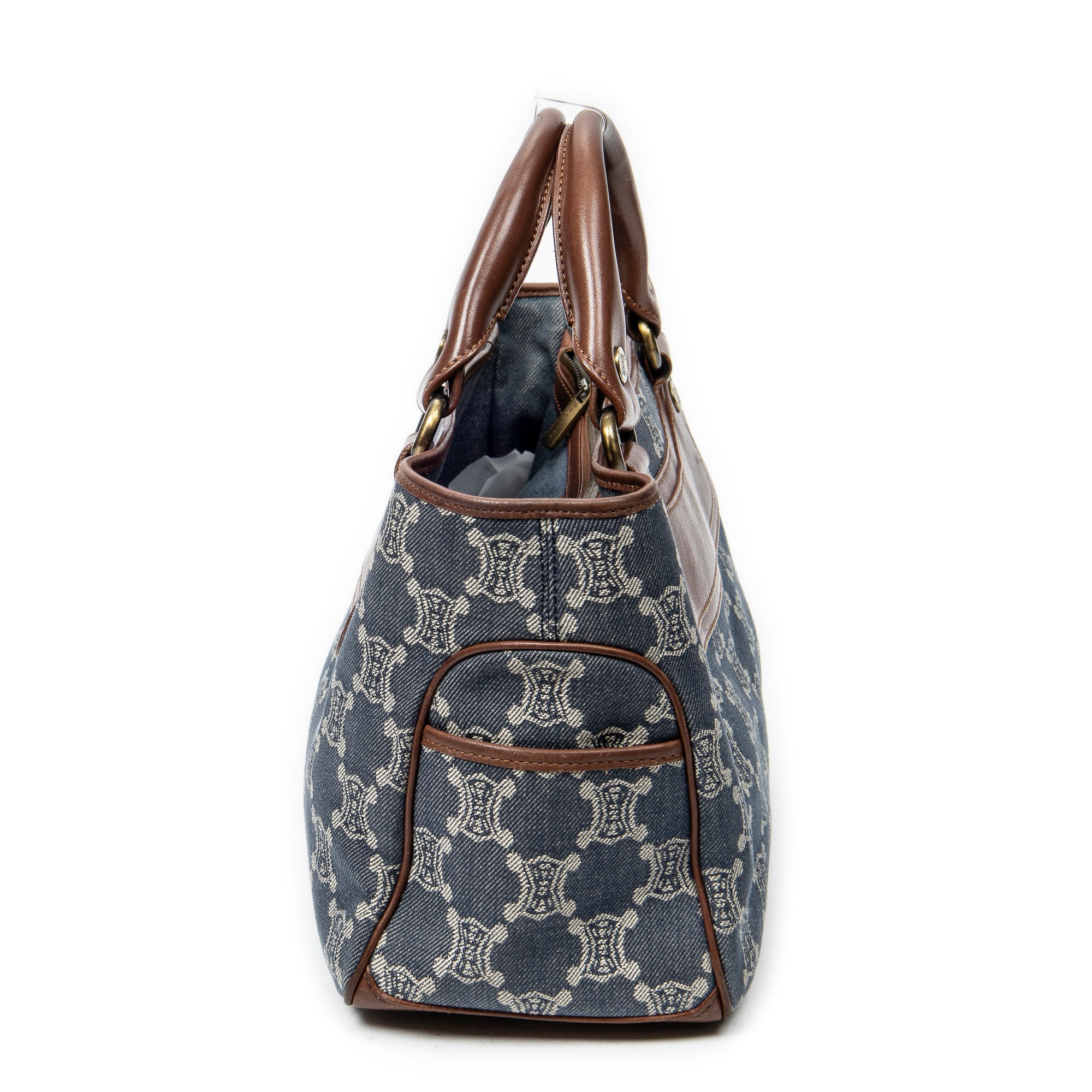 Handbag Boogie Bag Blue Denim Macadam Canvas