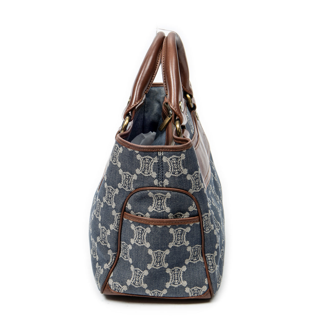 Handbag Boogie Bag Blue Denim Macadam Canvas