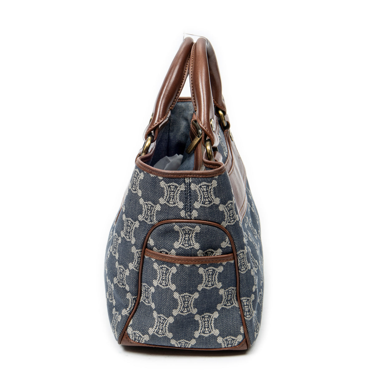 Handbag Boogie Bag Blue Denim Macadam Canvas