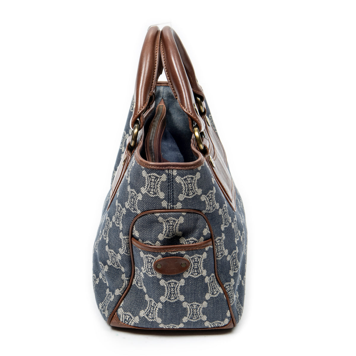 Handbag Boogie Bag Blue Denim Macadam Canvas