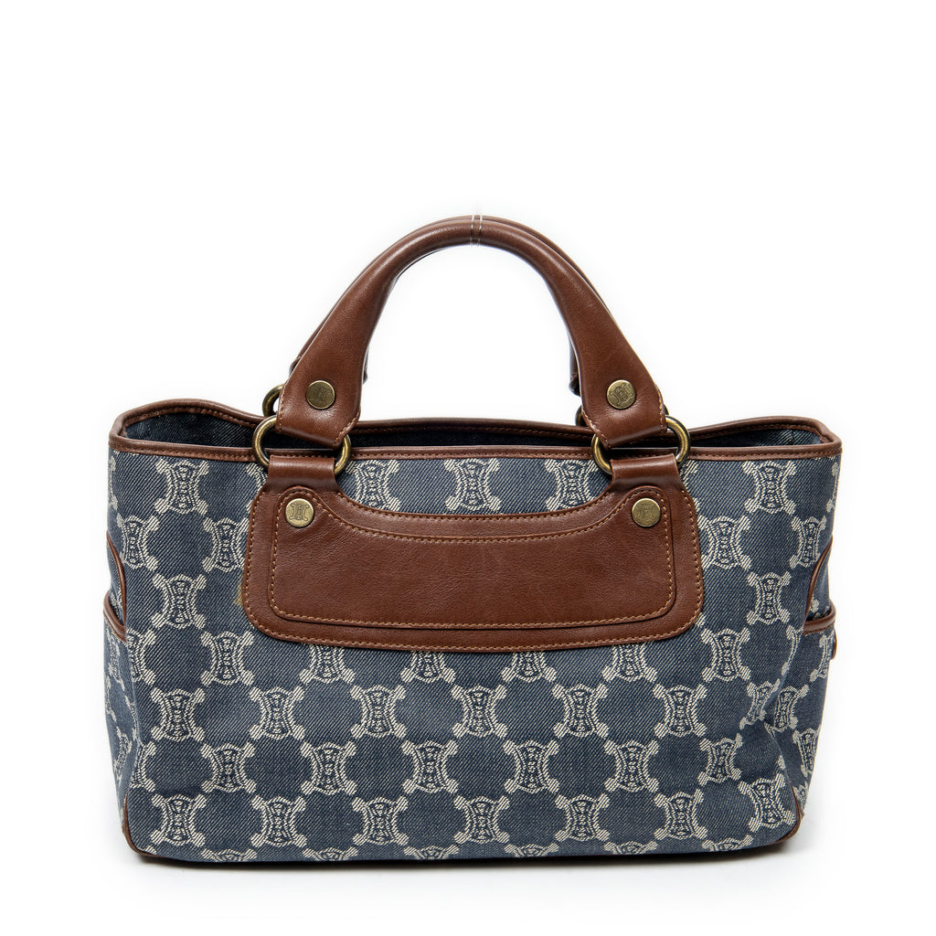 Handbag Boogie Bag Blue Denim Macadam Canvas