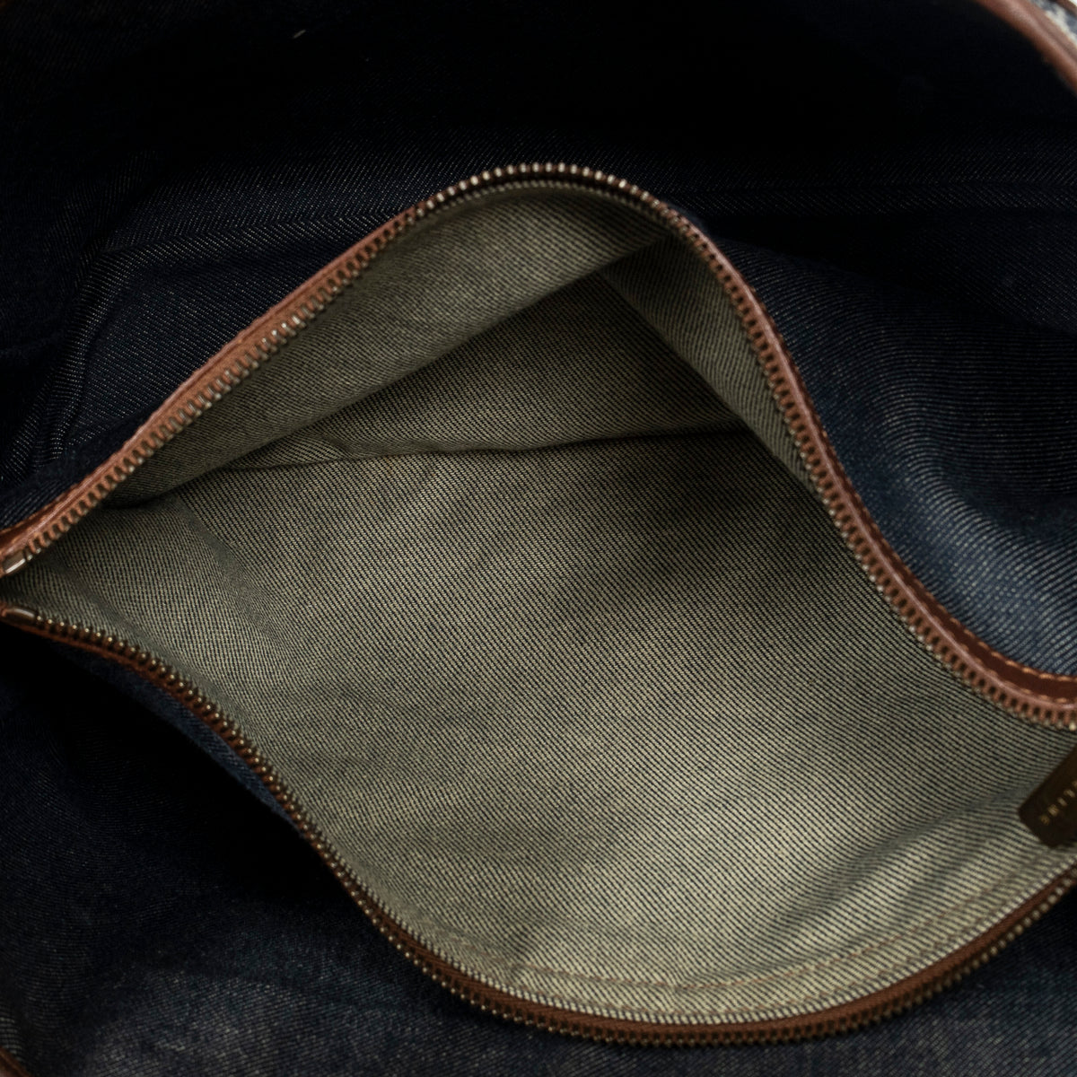 Handbag Boogie Bag Blue Denim Macadam Canvas