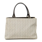 Bolso de Hombro Vintage Horizontal Beige Lona Macadam