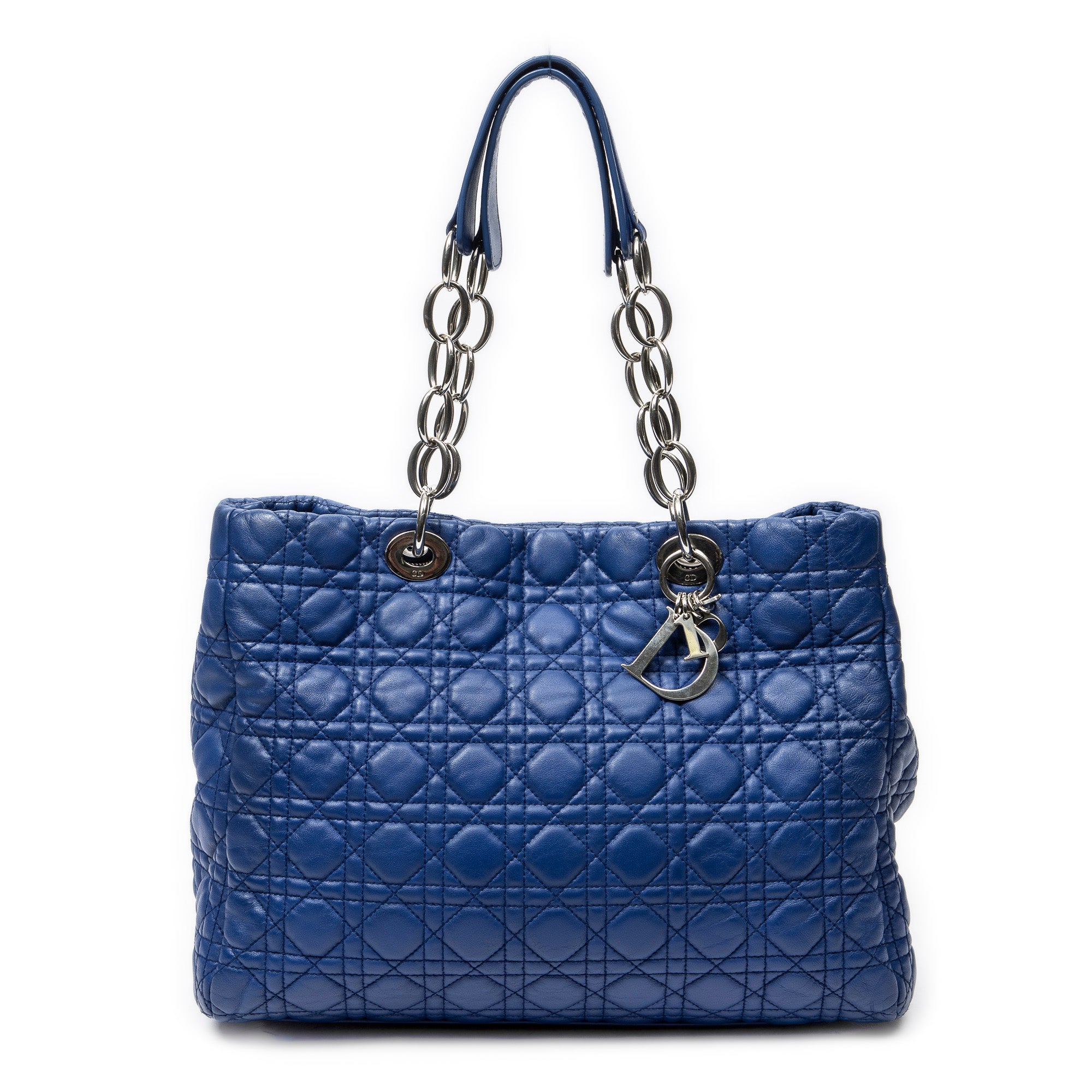 Dior - Sac cabas souple - Bleu marine