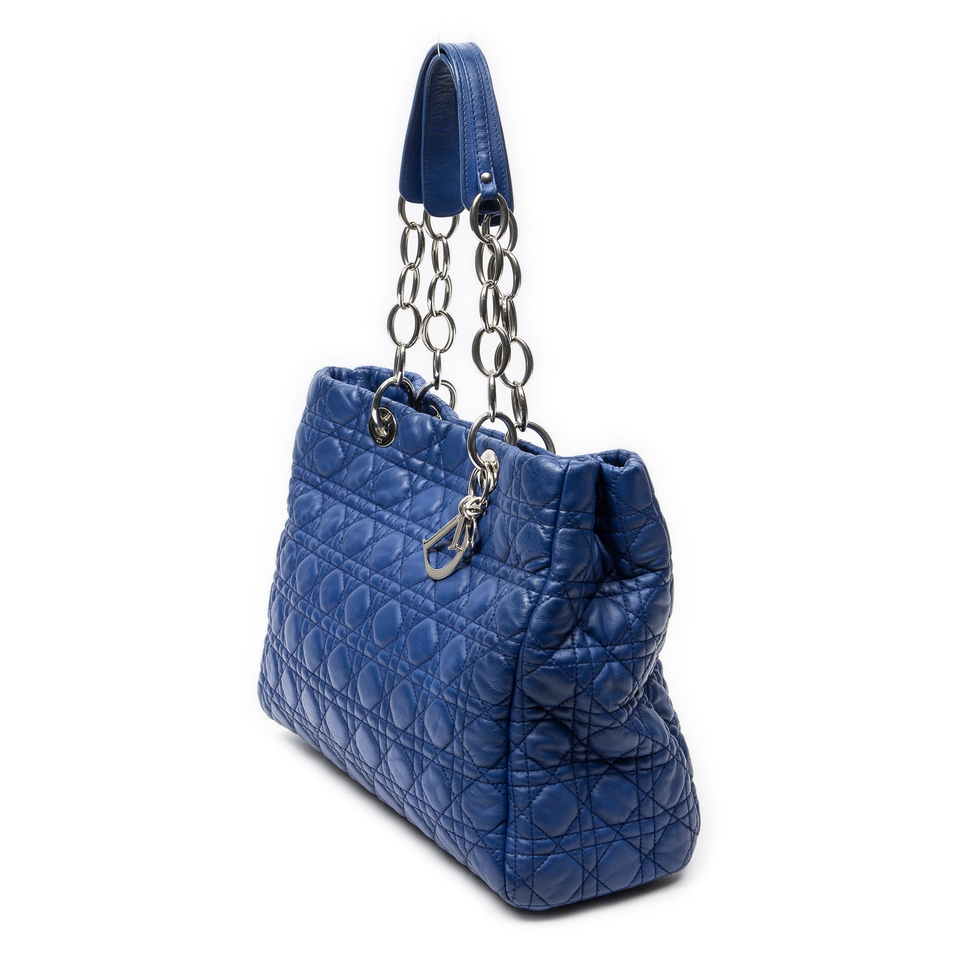 Dior - Sac cabas souple - Bleu marine