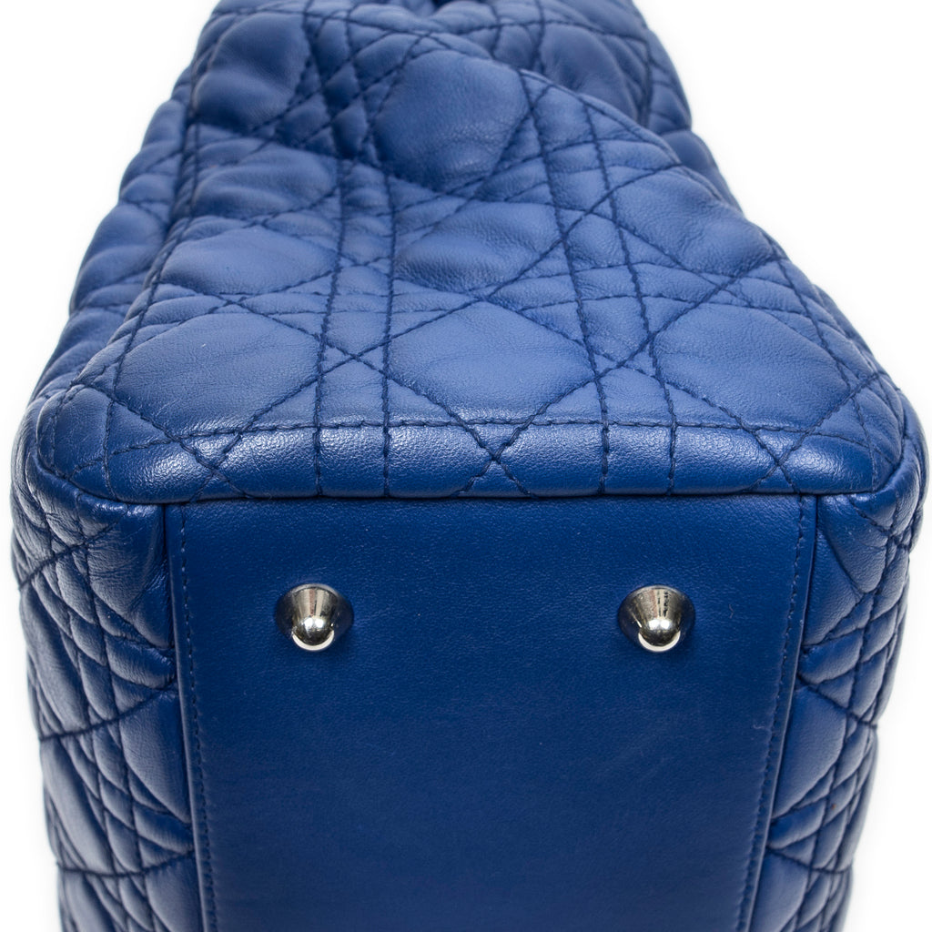 Dior - Sac cabas souple - Bleu marine