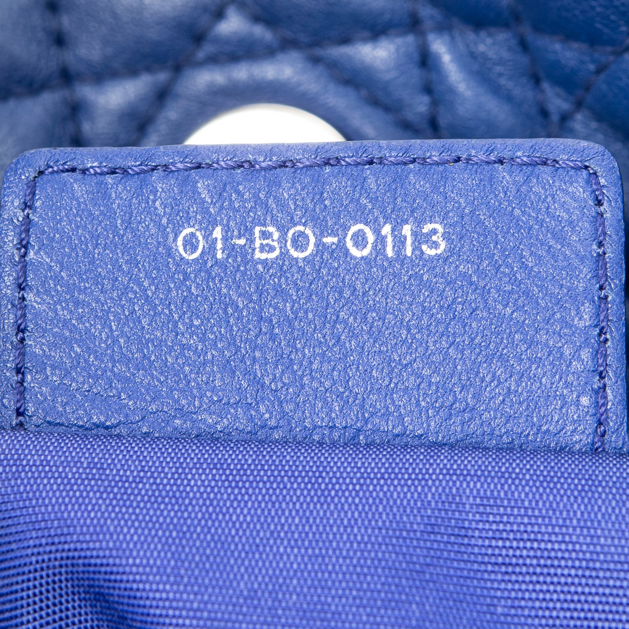 Dior - Sac cabas souple - Bleu marine