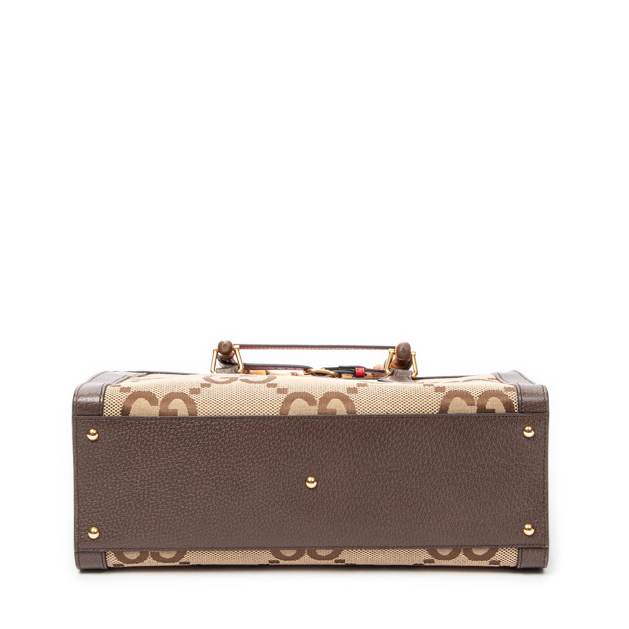 Shoulder Bag Large Diana Bamboo Tote Beige Jumbo GG Canvas