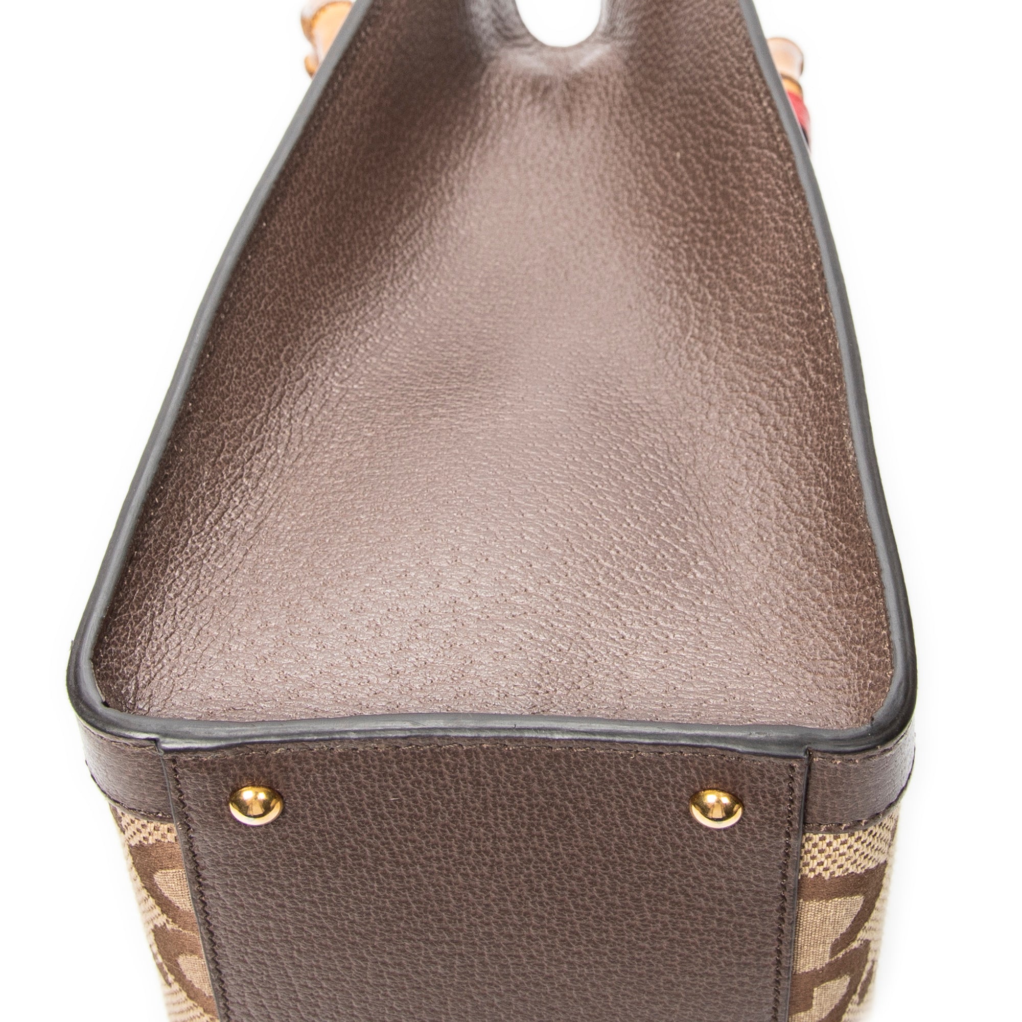 Shoulder Bag Large Diana Bamboo Tote Beige Jumbo GG Canvas