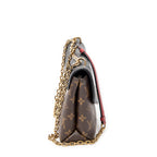 Shoulder Bag Saint Placide Brown Monogram Canvas