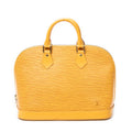 Handbag Alma PM Yellow Epi