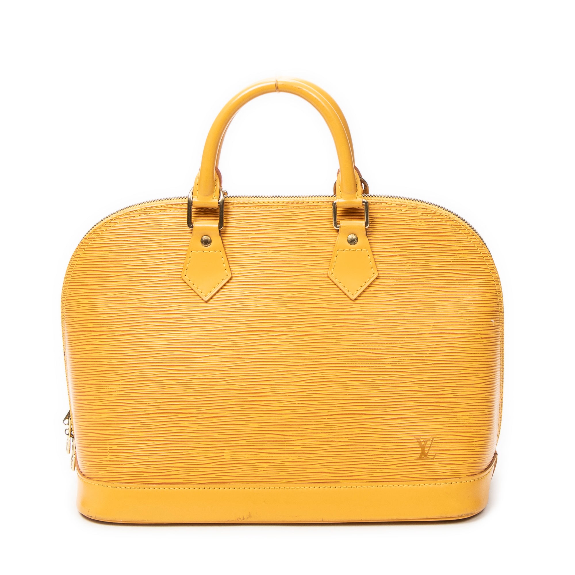 Handbag Alma PM Yellow Epi