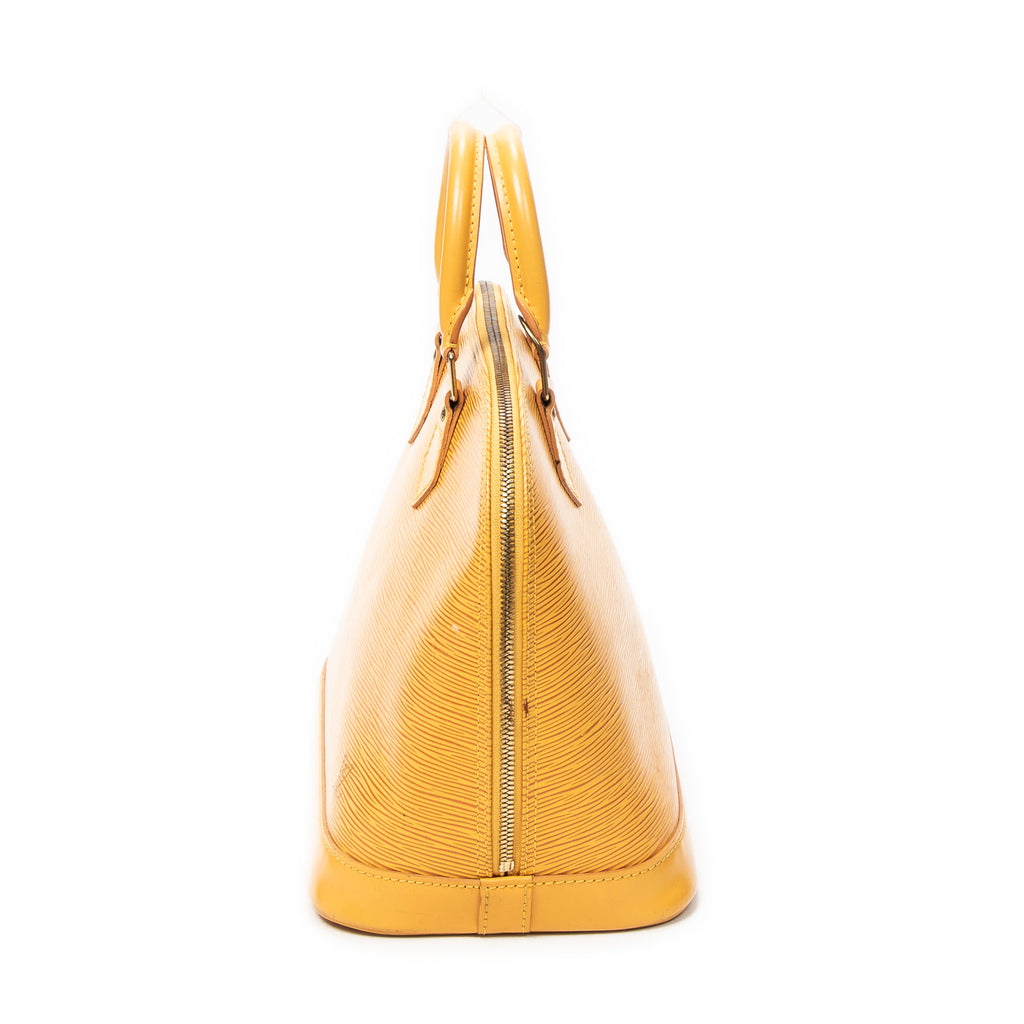 Handbag Alma PM Yellow Epi