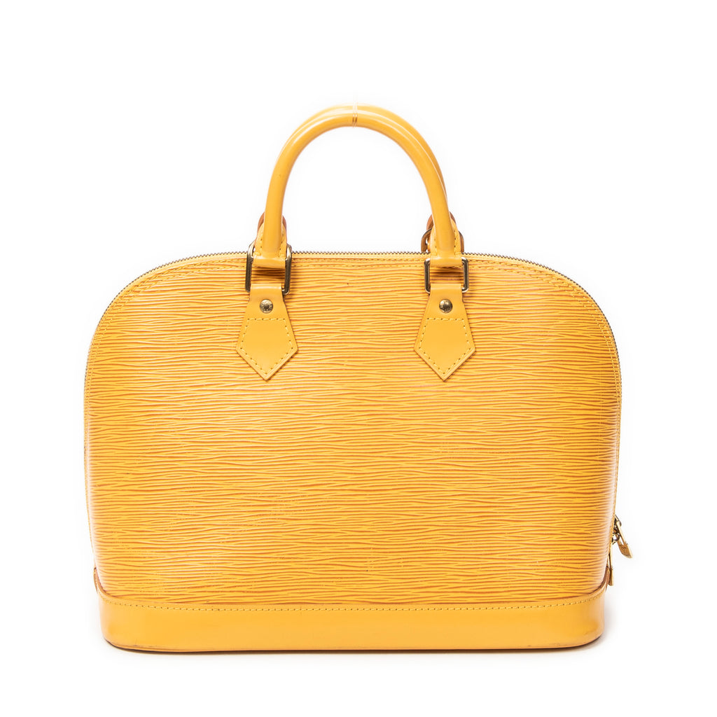 Handbag Alma PM Yellow Epi