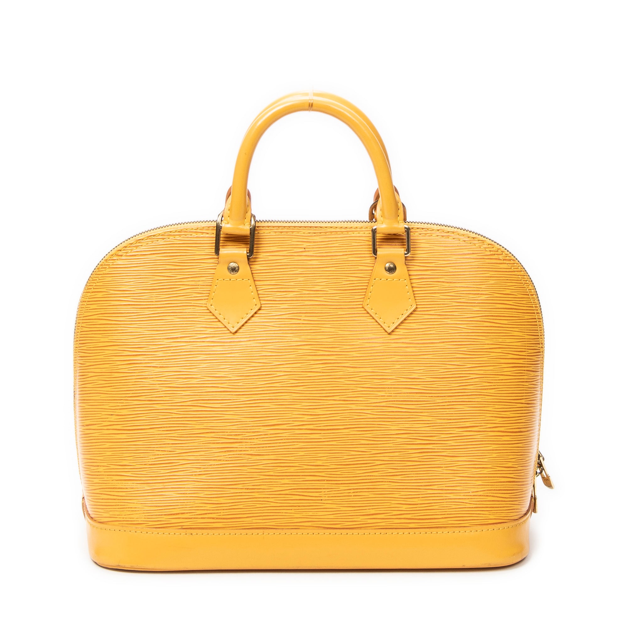Handbag Alma PM Yellow Epi