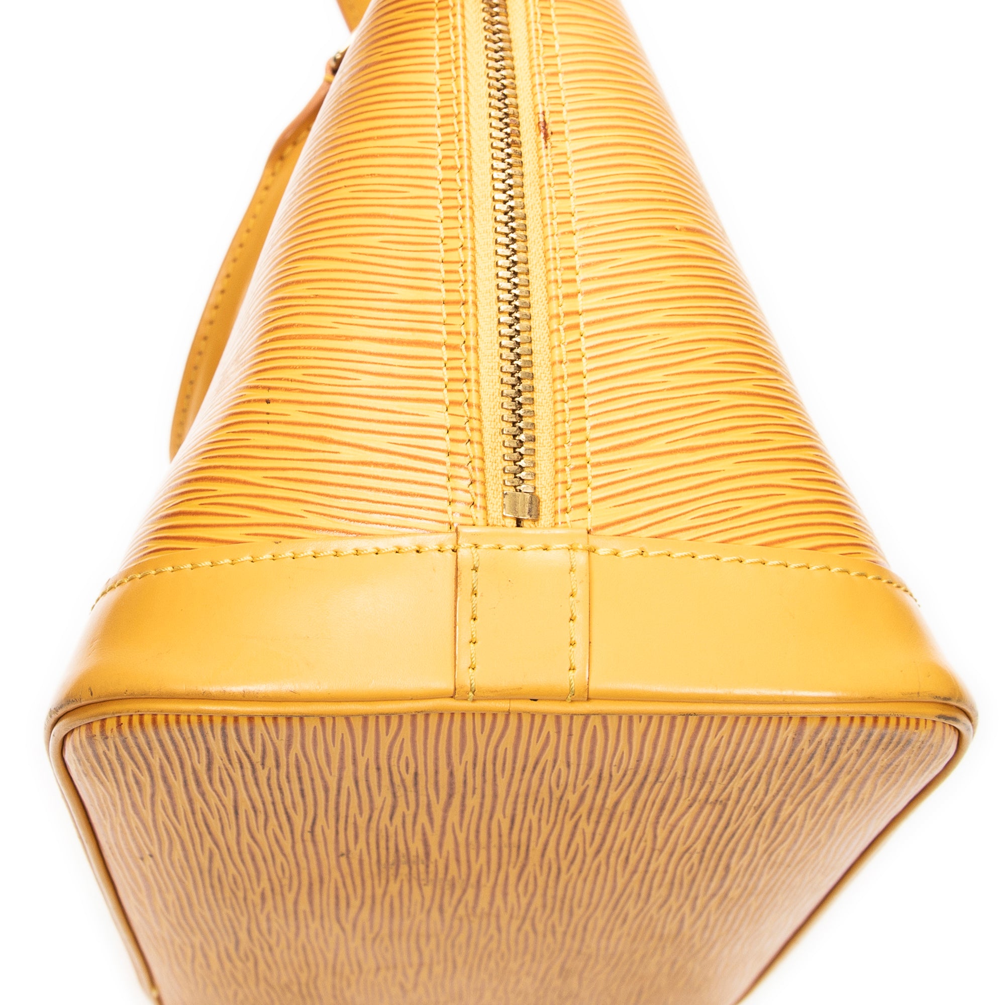 Handbag Alma PM Yellow Epi