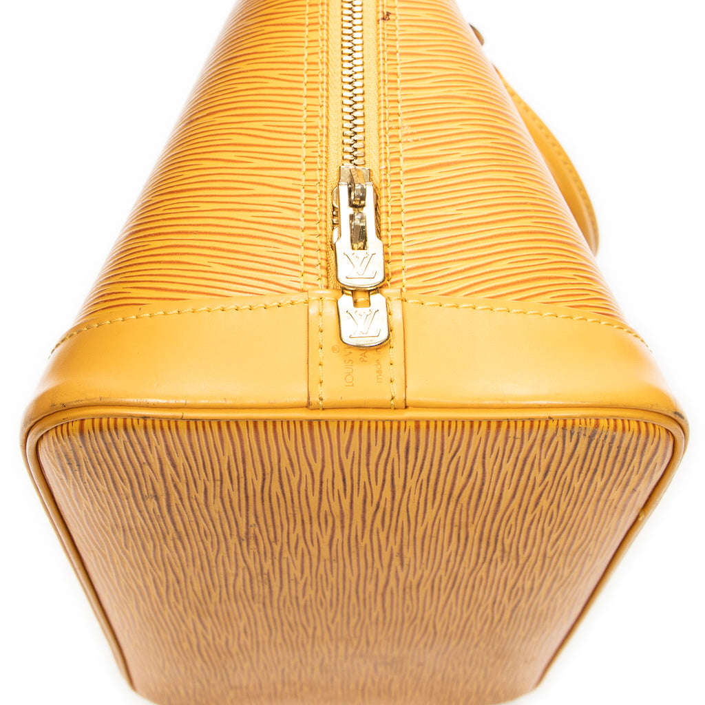 Handbag Alma PM Yellow Epi
