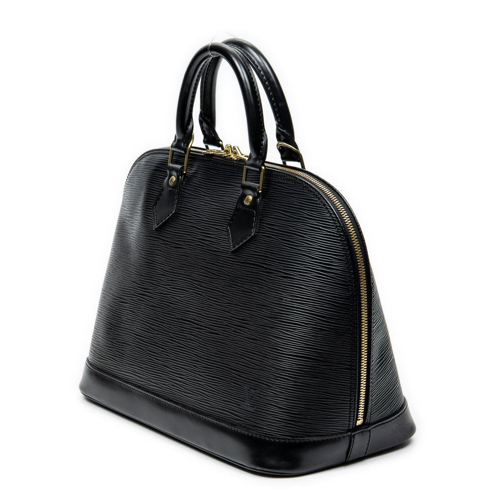 Handbag Alma PM Black Epi