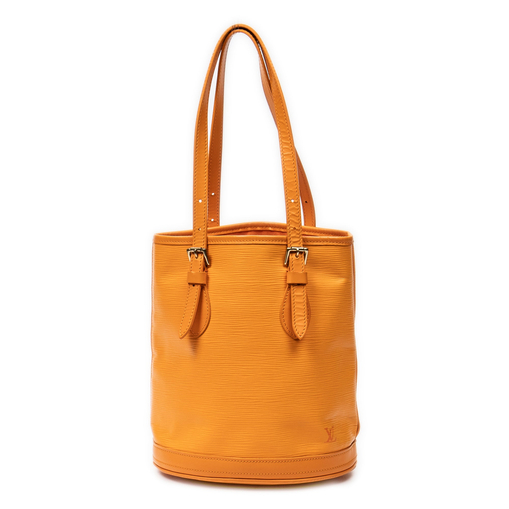 Shoulder Bag Bucket PM Mandarin Orange Epi