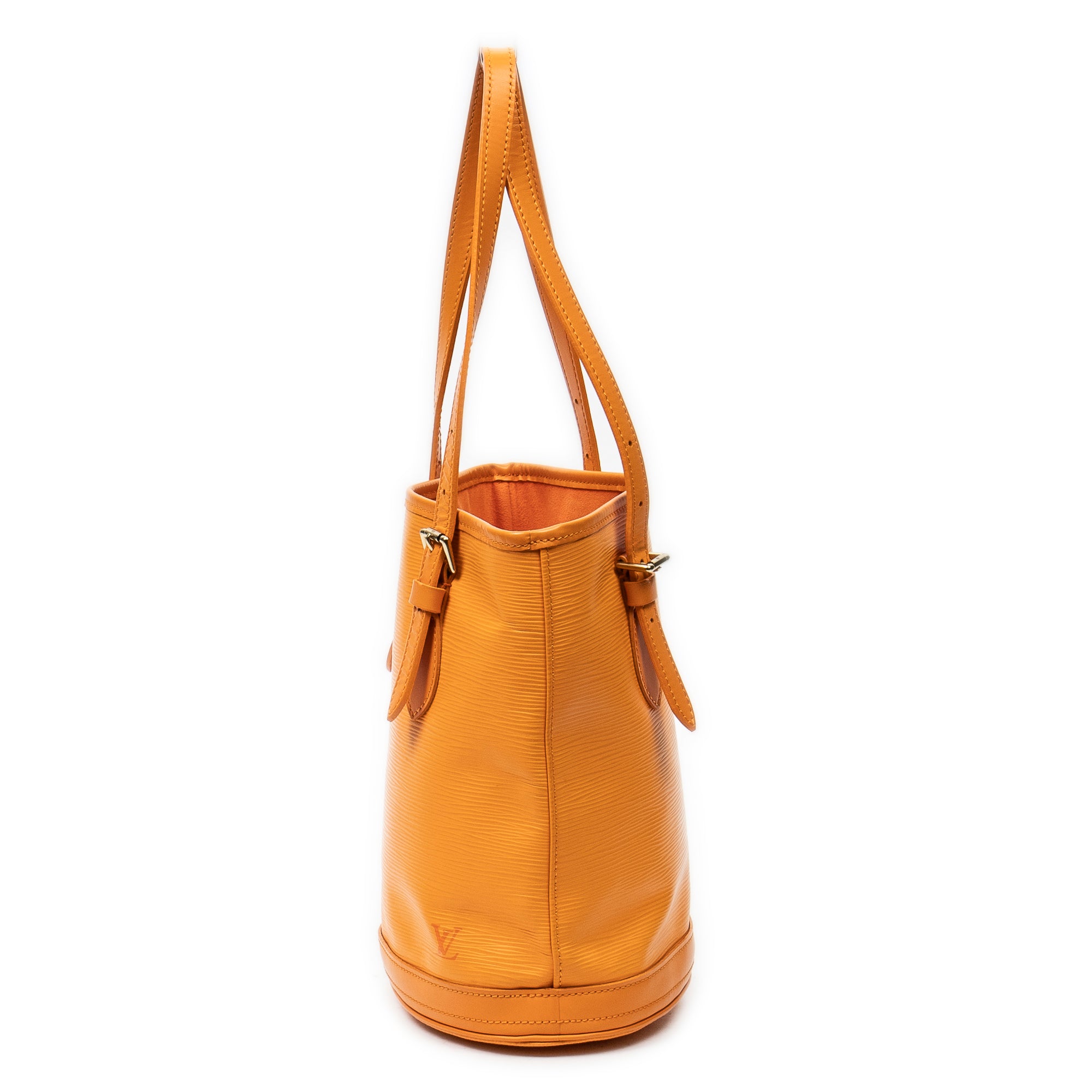 Shoulder Bag Bucket PM Mandarin Orange Epi