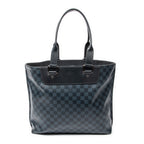 Handbag Cabas Voyage PM Black Damier Cobalt