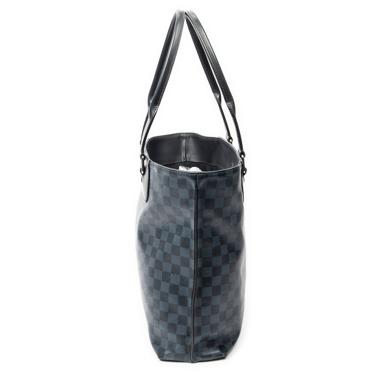 Handbag Cabas Voyage PM Black Damier Cobalt