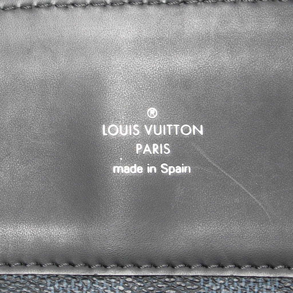 Handbag Cabas Voyage PM Black Damier Cobalt