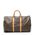 Travel Bag Keepall 50 Brown Monogram Canvas