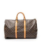 Travel Bag Keepall 50 Brown Monogram Canvas
