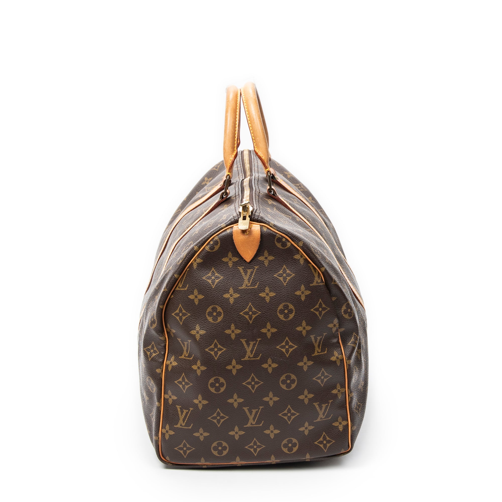 Travel Bag Keepall 50 Brown Monogram Canvas
