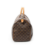 Travel Bag Keepall 50 Brown Monogram Canvas