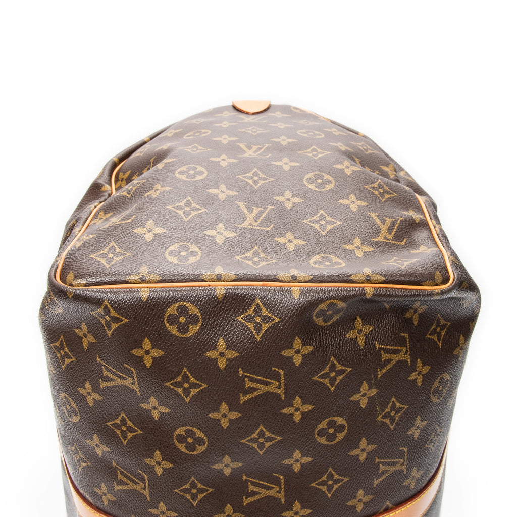 Travel Bag Keepall 50 Brown Monogram Canvas